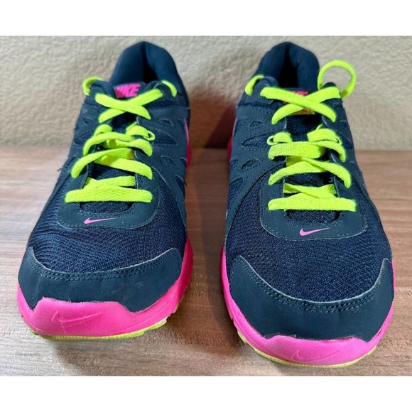 Nike Revolution 2 Women's Size 11 Running Shoes 554900-463 Sneakers - Black Pink - Picture 3 of 11